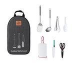 Outdoor Picnic Storage Bag with BBQ Cooking Set – Portable Camping & Grilling Kit