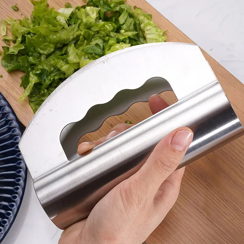 Stainless Steel Vegetable Chopper with Blade Protector – Multi-Function Dicer