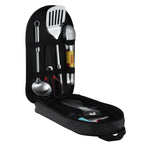 Outdoor Picnic Storage Bag with BBQ Cooking Set – Portable Camping & Grilling Kit