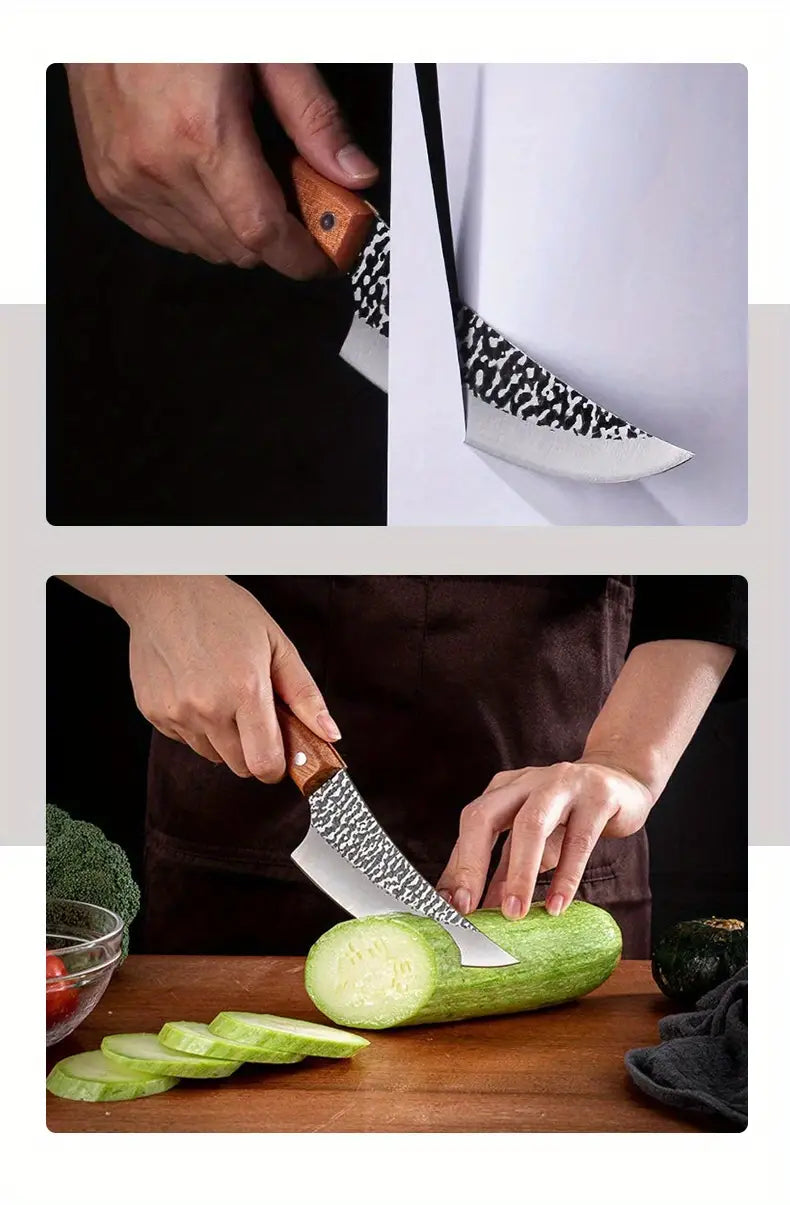 6-Inch Stainless Steel Kitchen Knife – Multi-Purpose Knife for Meat, Fruit & Veg