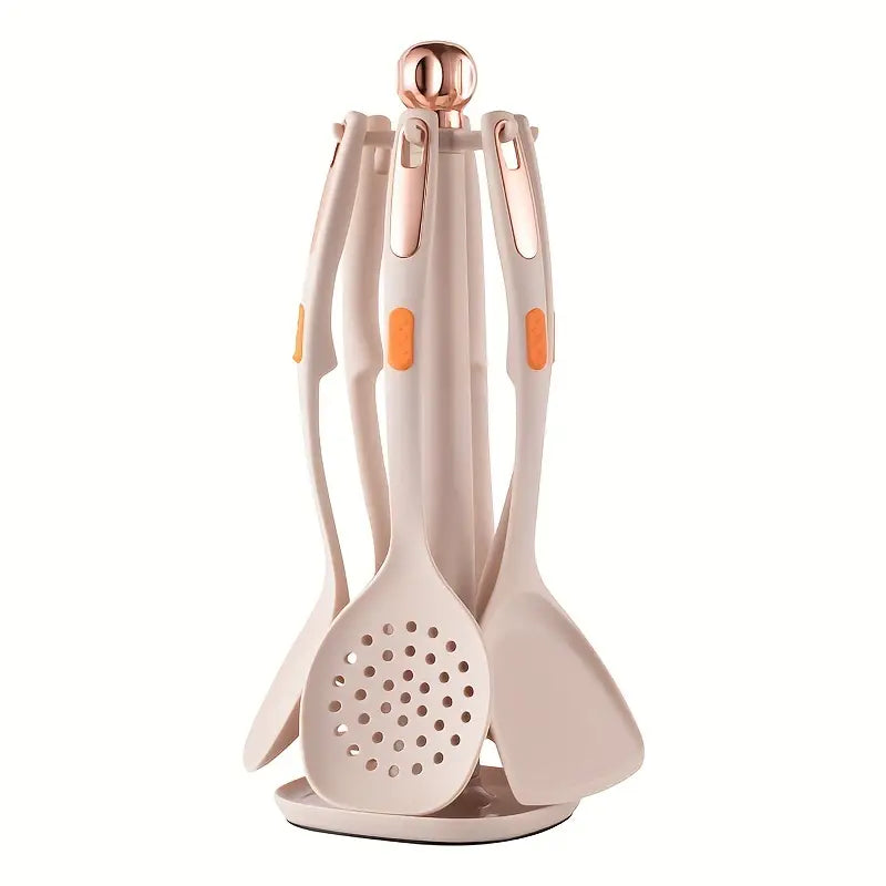 7-Piece Non-Slip Silicone Kitchen Utensil Set – Heat Resistant Cooking Tools