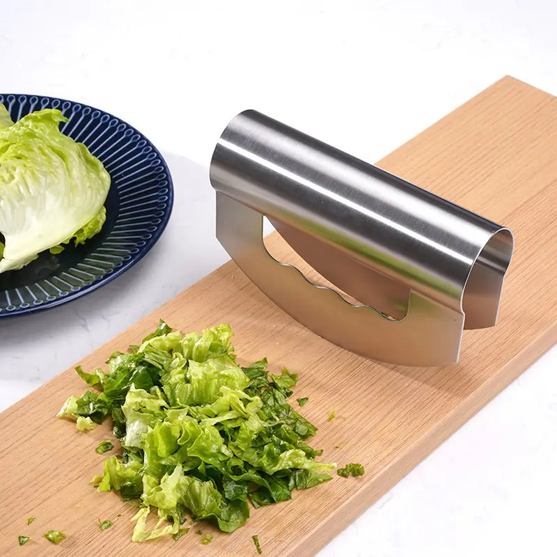 Stainless Steel Vegetable Chopper with Blade Protector – Multi-Function Dicer