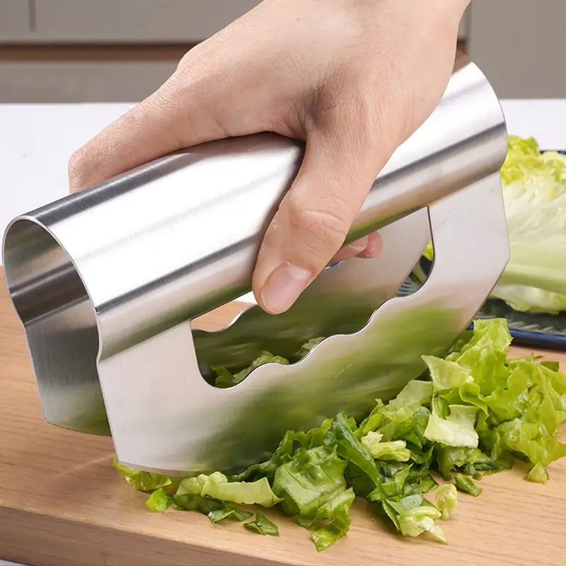 Stainless Steel Vegetable Chopper with Blade Protector – Multi-Function Dicer