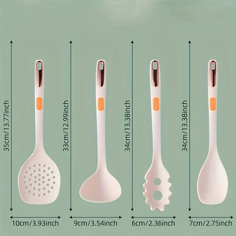 7-Piece Non-Slip Silicone Kitchen Utensil Set – Heat Resistant Cooking Tools