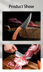 6-Inch Stainless Steel Kitchen Knife – Multi-Purpose Knife for Meat, Fruit & Veg